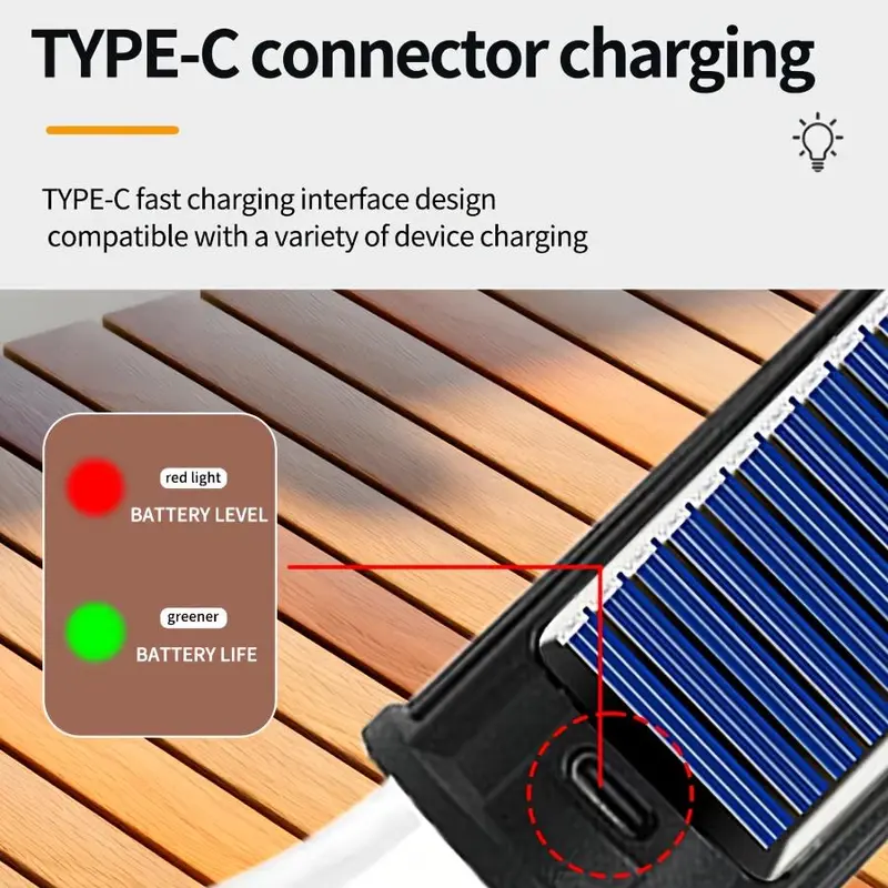 Solar camping light product view