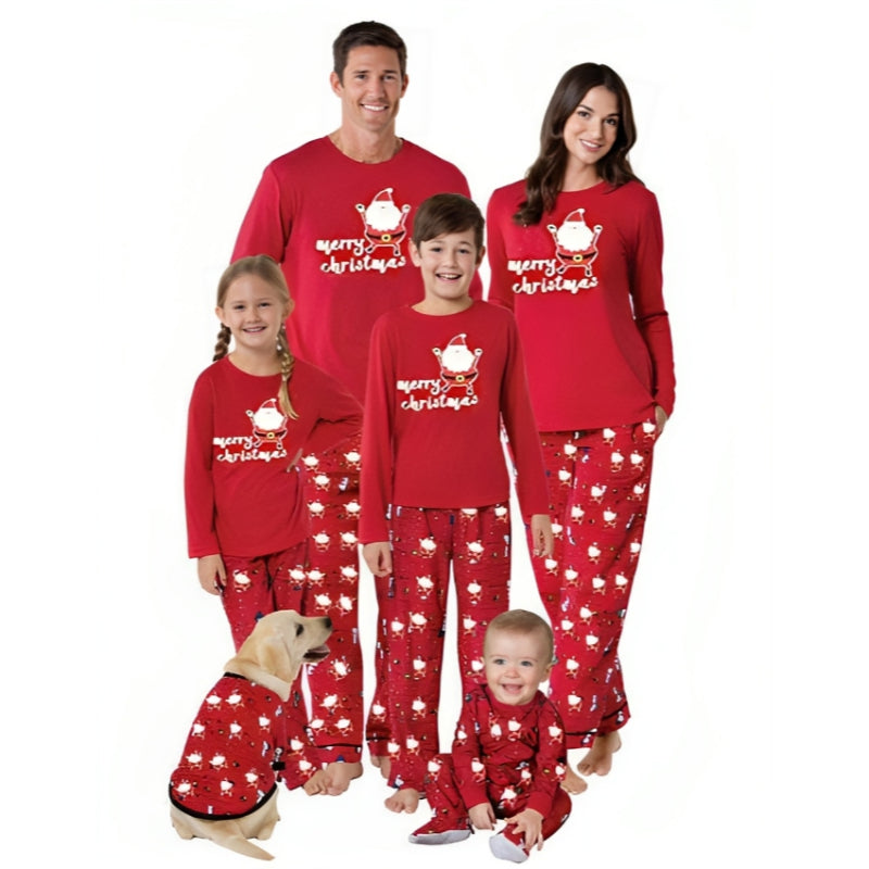 Christmas Family Matching Pajama Set — Holiday Printed Sleepwear for Adults Kids and Infants