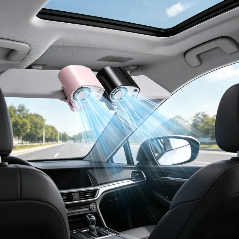 Car clip-on fan view 9