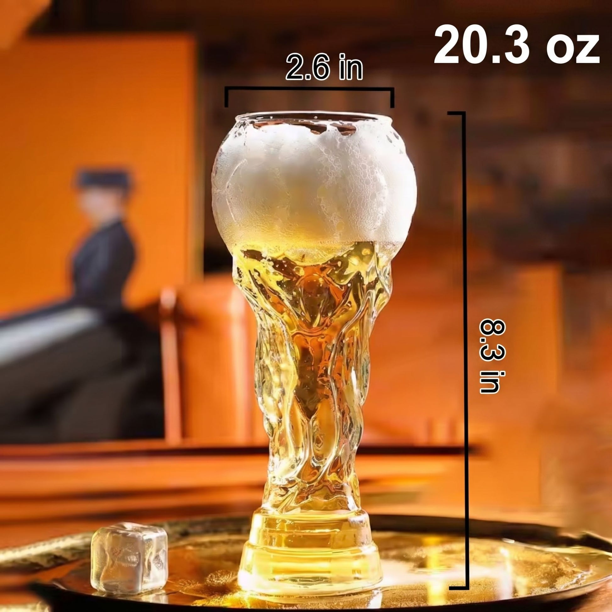 Four World Cup Crystal Glasses