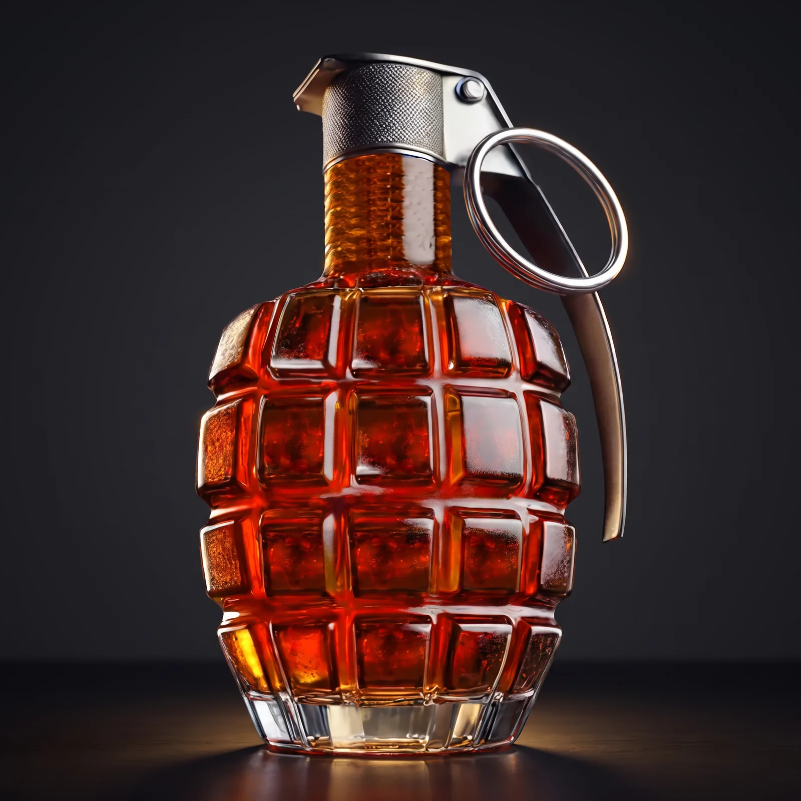 Grenade Whiskey Decanter