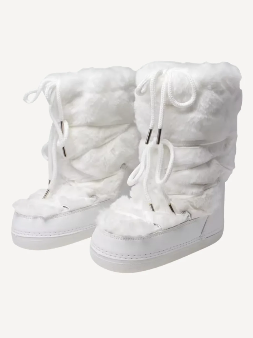Faux Fur Mid-Calf Platform Boots