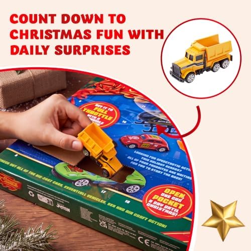 Holiday countdown toy cars