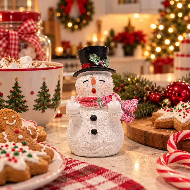 NOONO snowman tabletop decor