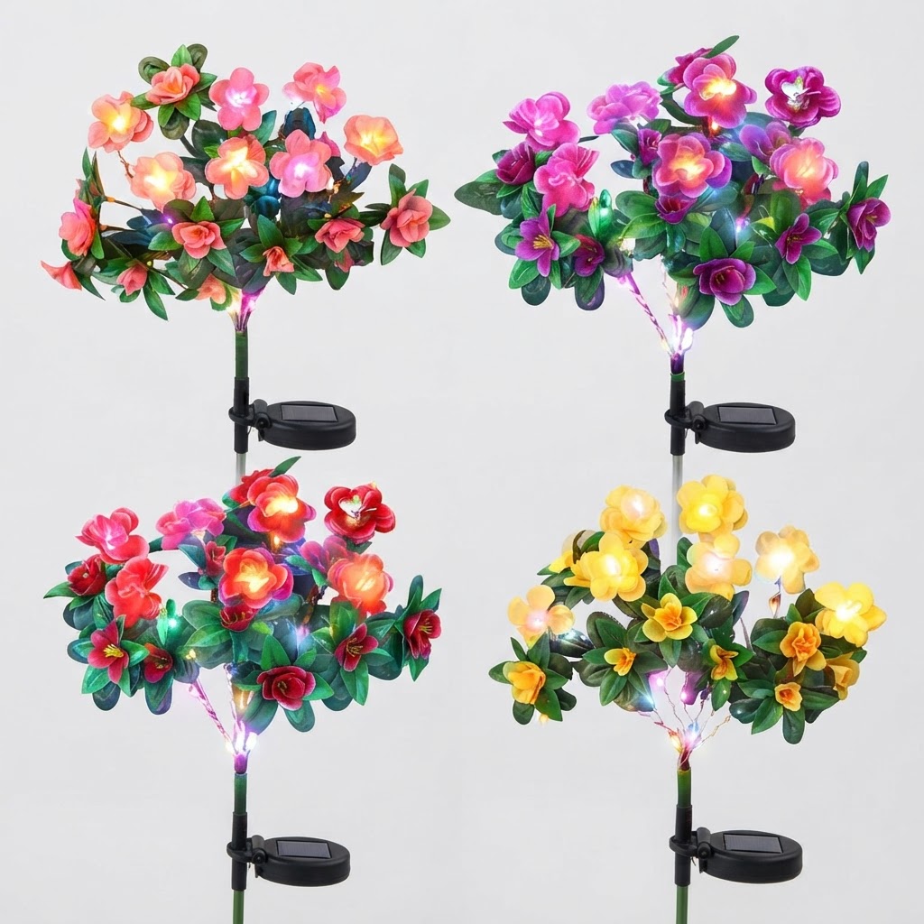 How to Install Solar Flower Lights in Your Patio Garden