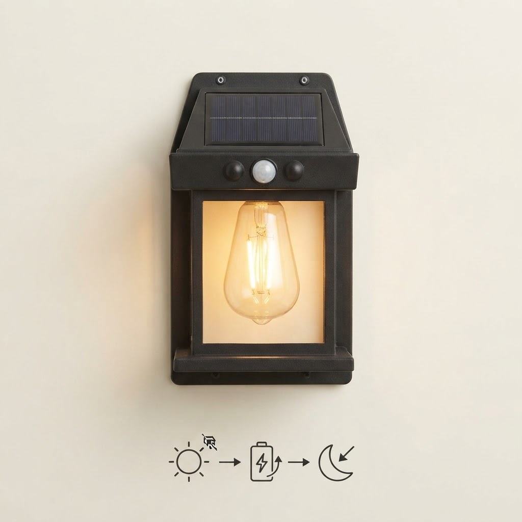 How Solar Outdoor Wall Lights Function