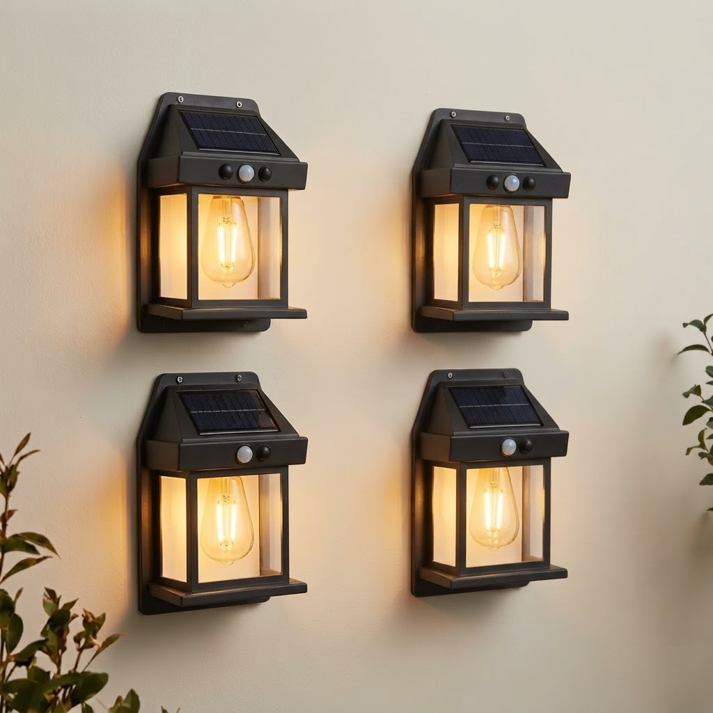 Poly-Silicon vs. Monocrystalline Solar Panels for Outdoor Wall Lights