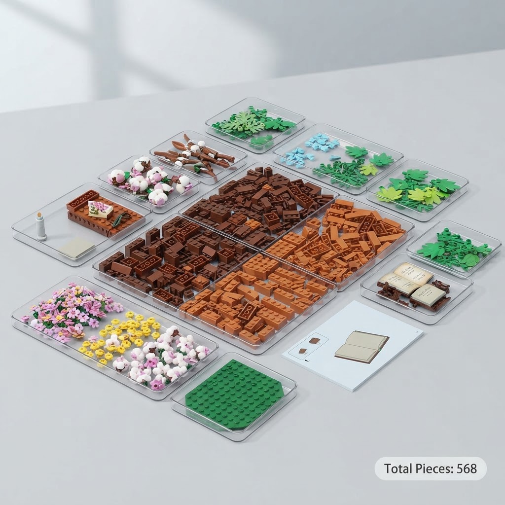 Step 1: Pre-Sorting Your 568 ABS Pieces