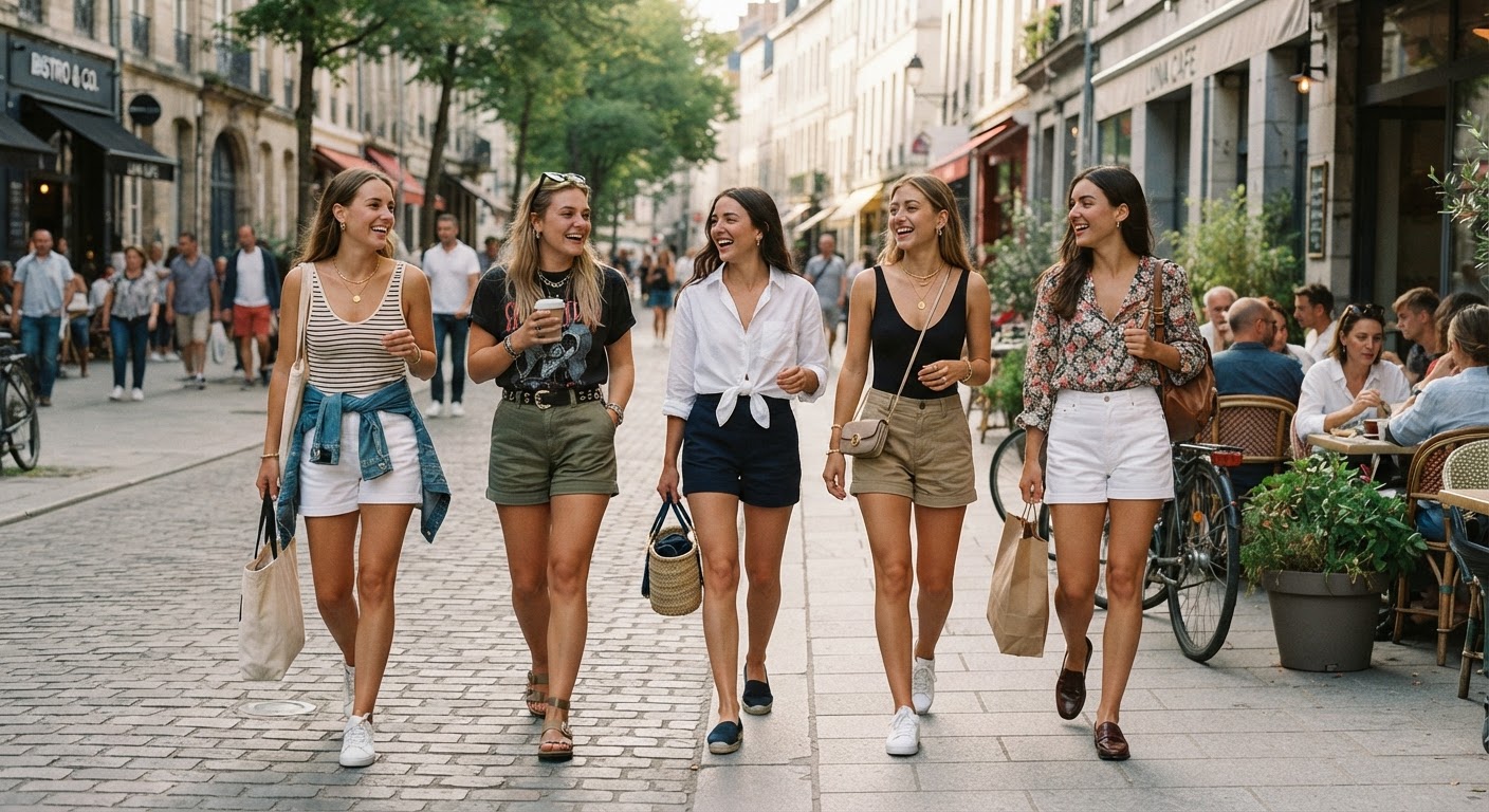 5 Ways to Style High-Waisted Stretch Twill Shorts