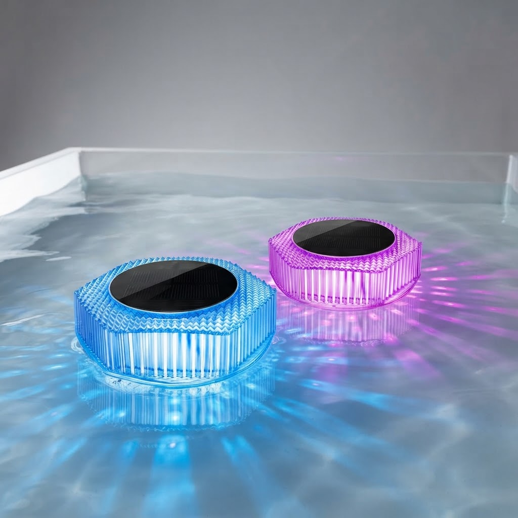 1. Vibrant RGB Top and Bottom Pool Illumination