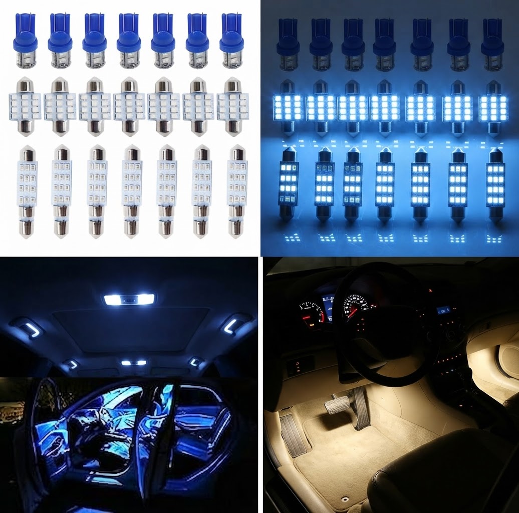 Halogen vs. LED Interior Bulbs: Efficiency and Performance