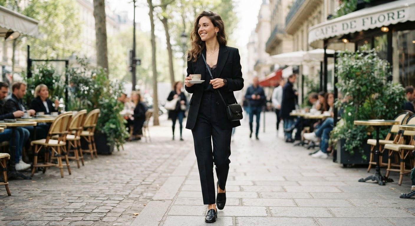 2. The Tailored Blazer Overlay