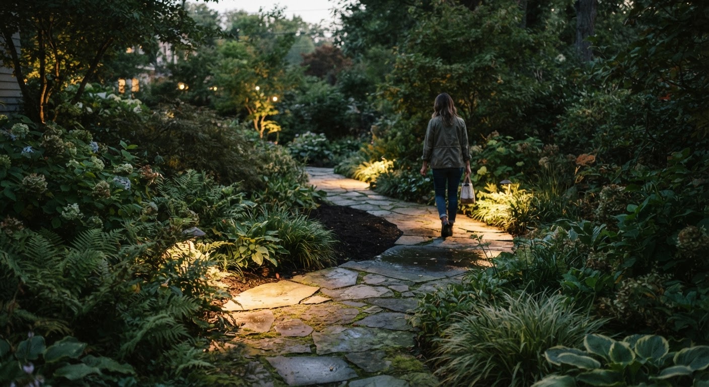 1. Staggered Natural Pools of Light