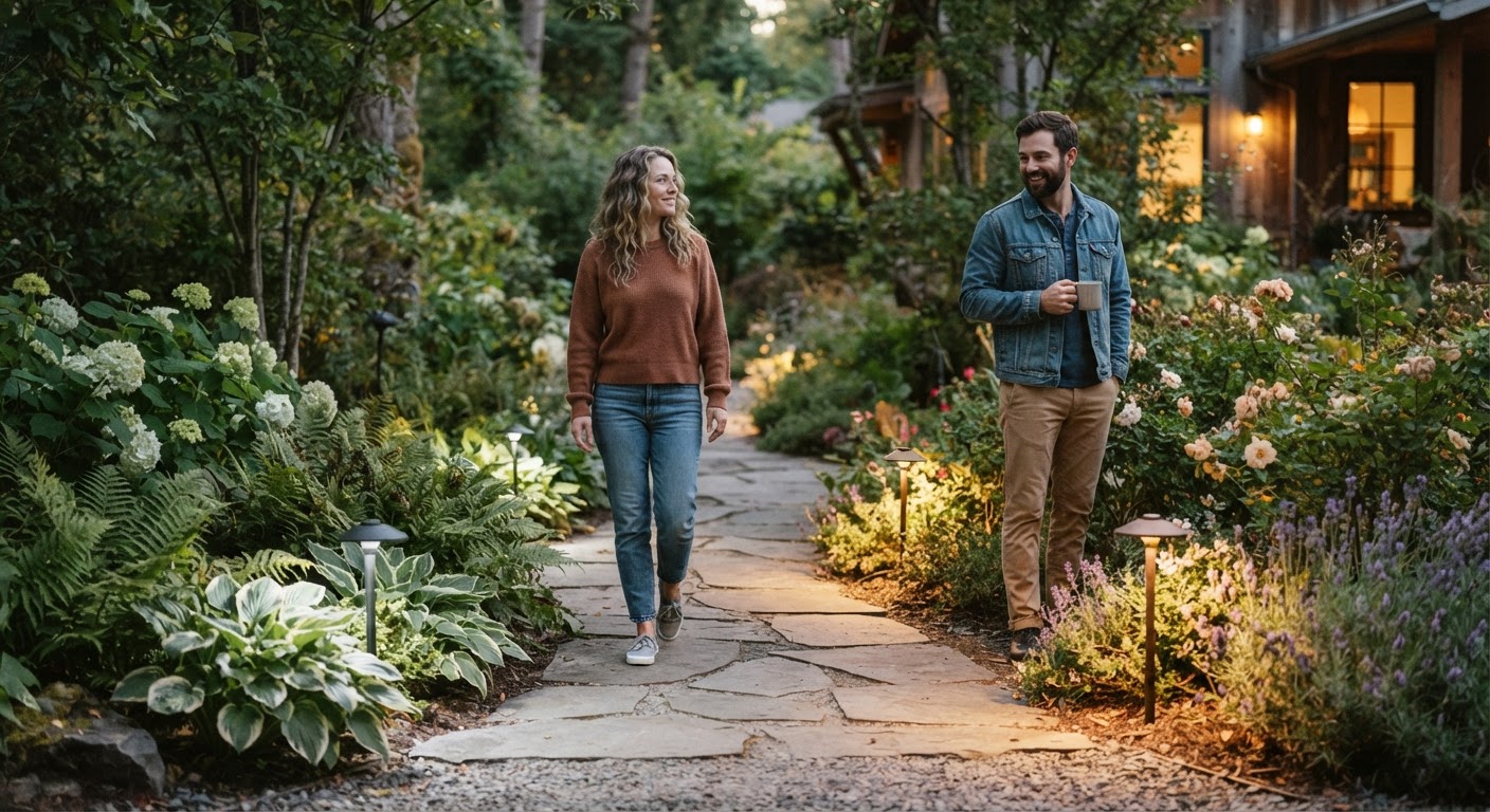 Comparing Cool White vs Warm White Outdoors
