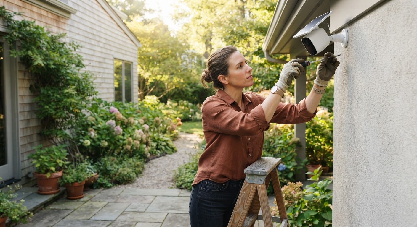 Outdoor Security Camera Placement FAQs: Height, Angles, and Solar Needs
