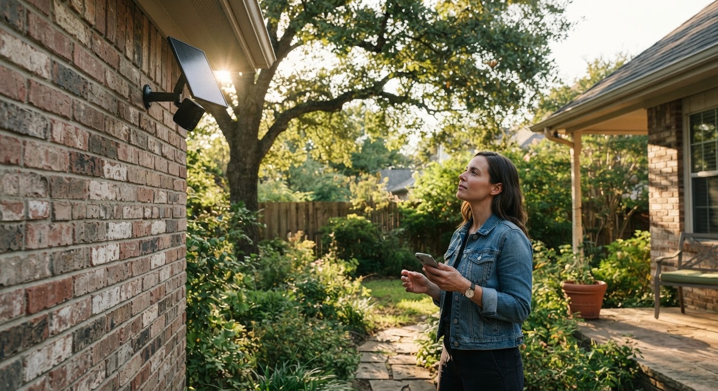 How Solar Panel Placement Impacts Security Camera Battery Life