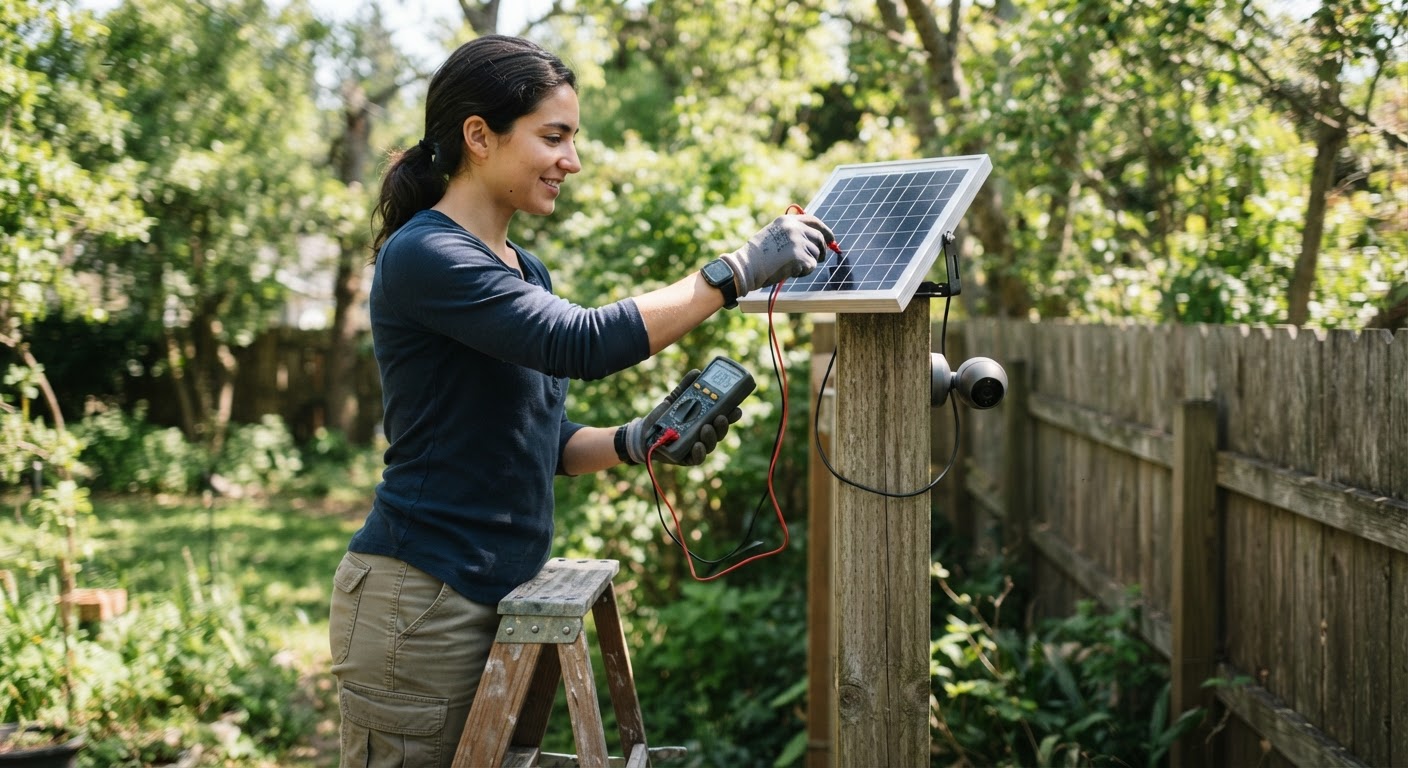 The Science of Solar Recharging for Security Cameras