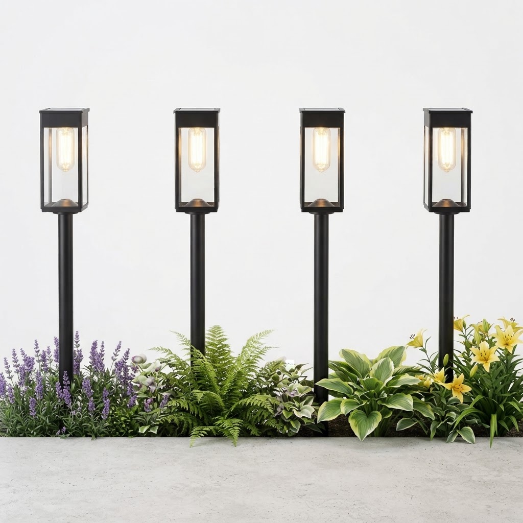 Solar vs. Hardwired Pathway Lights