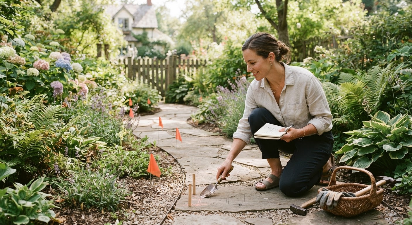 Step 1: Map Your Pathway Lighting Route