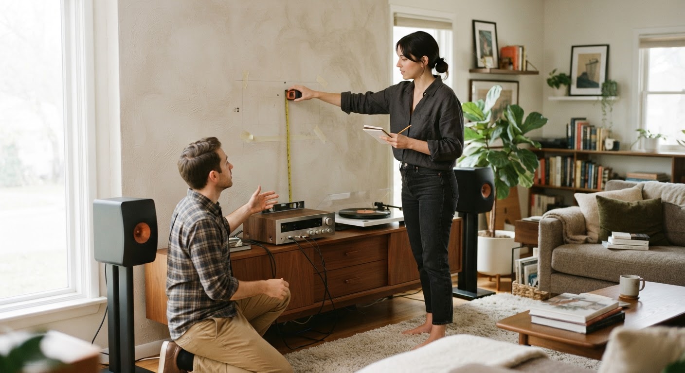 Step 1: Map Out Your Focal Wall and Audio Source