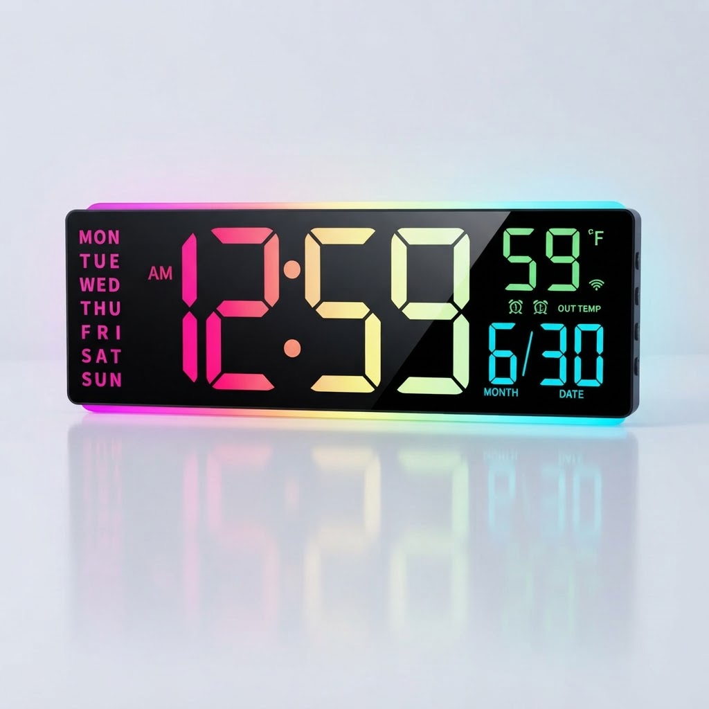 Smart RGB Wall Clock vs. LED Neon Signs: Gaming Room Decor Comparison