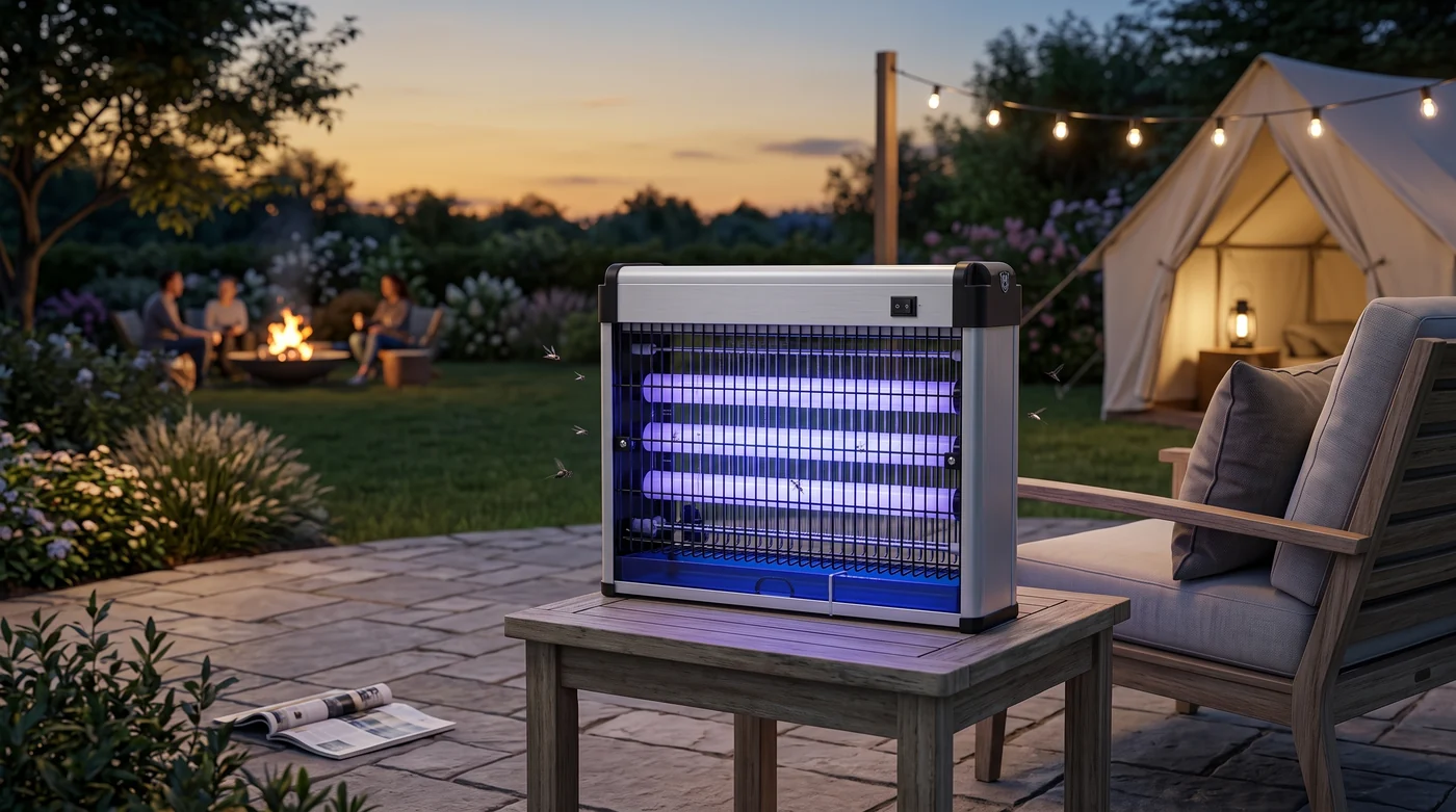 Why a 4500V Solar Bug Zapper Is Essential for Patio Pest Control
