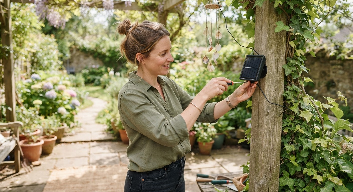 Step 2: Install Solar Light Panels for Daytime Charging