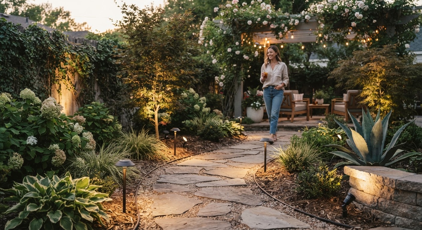 Maximizing Yard Aesthetics with Strategic Solar Lighting