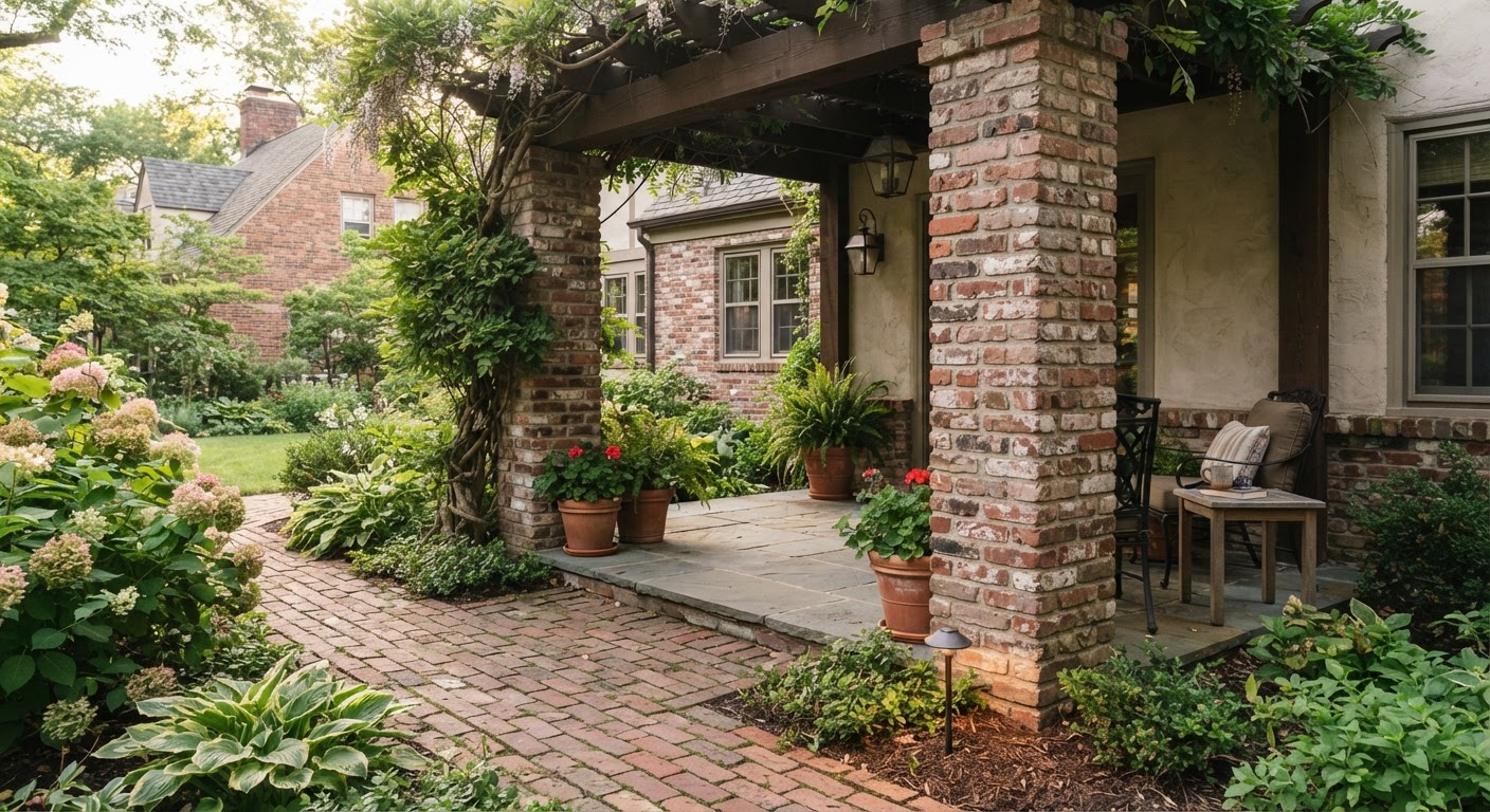 1. Architectural Elements and Brick Columns