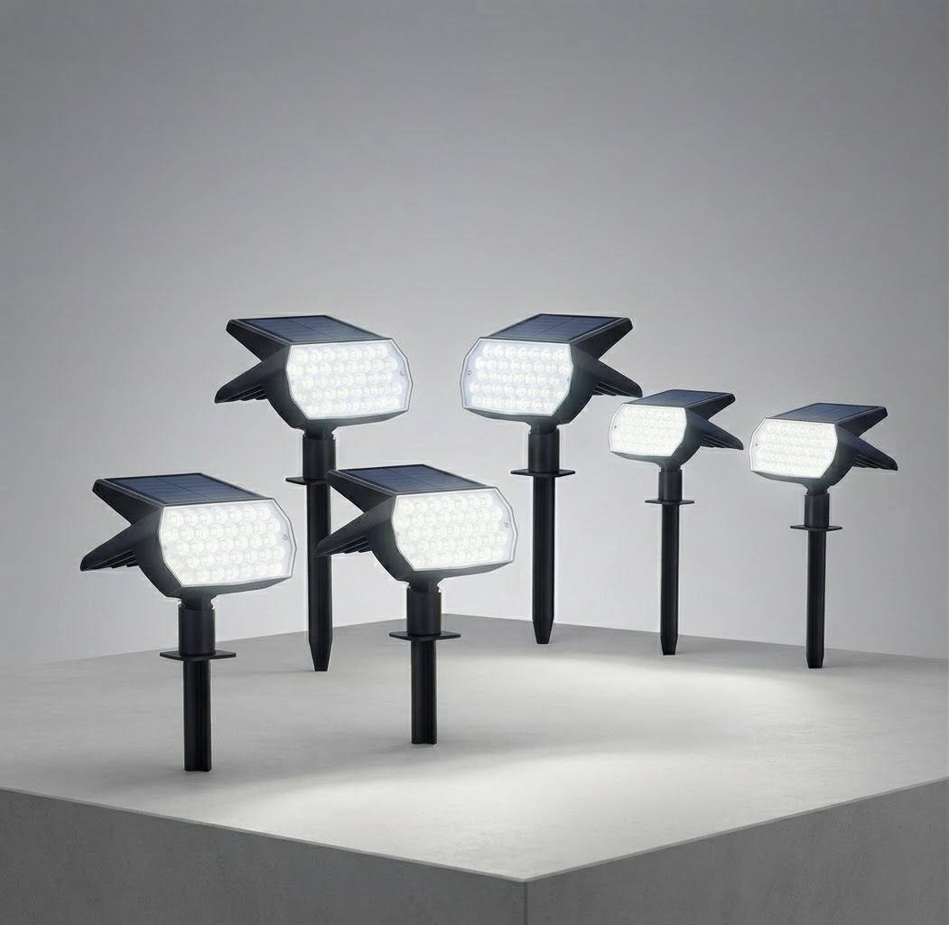 Solar vs. Hardwired Landscape Spotlights: Performance & Cost Comparison