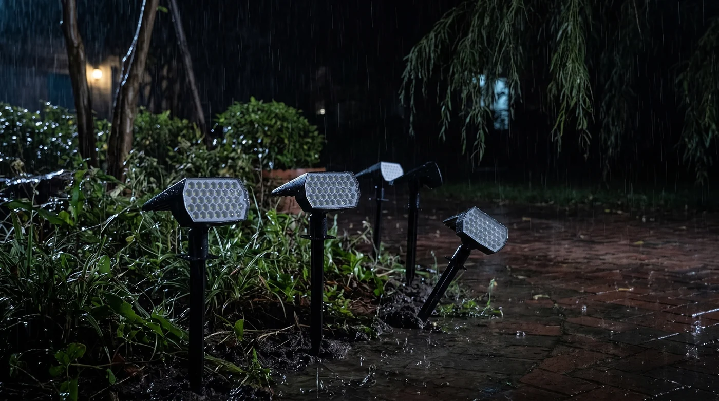 Problem: Low-Quality Solar Lights Dark in Harsh Weather