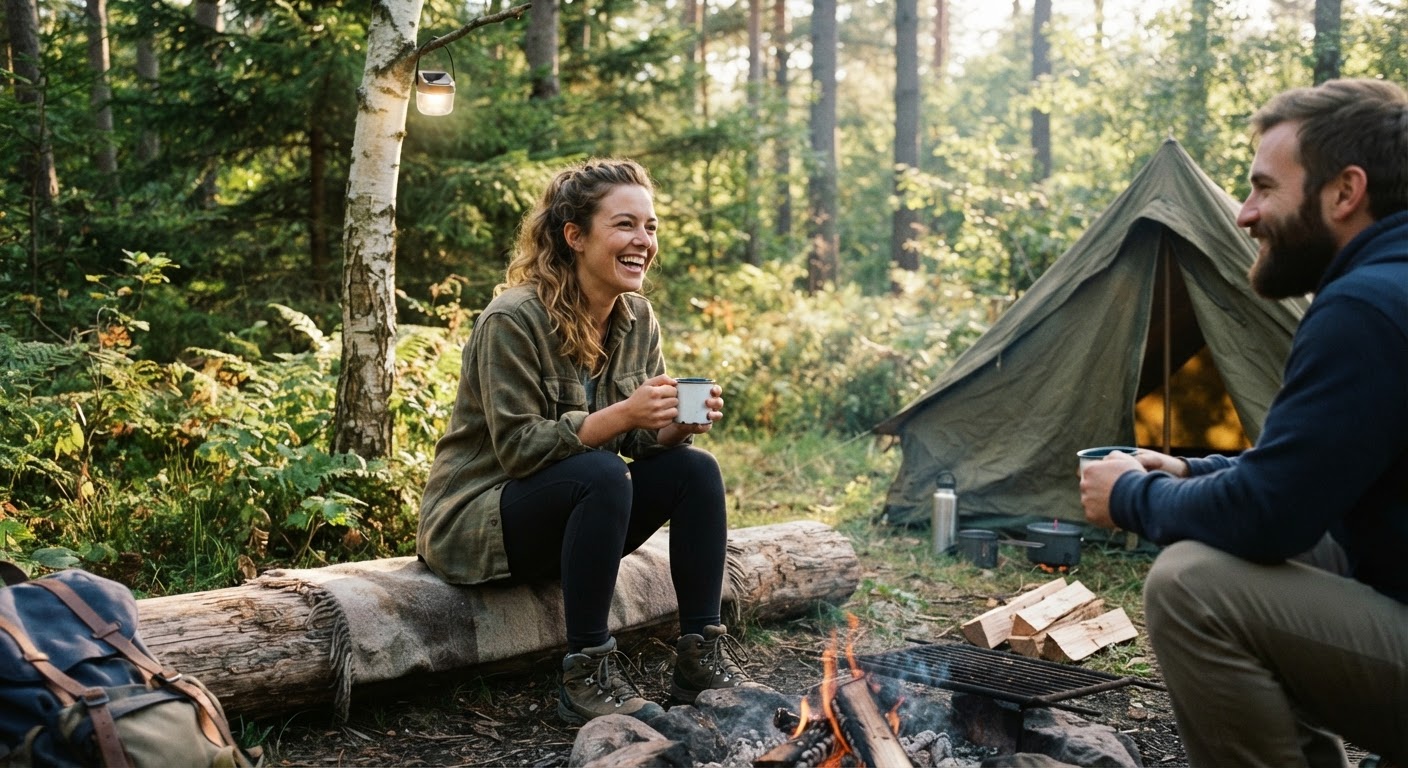 How to Set Up a Well-Lit Campsite at Night