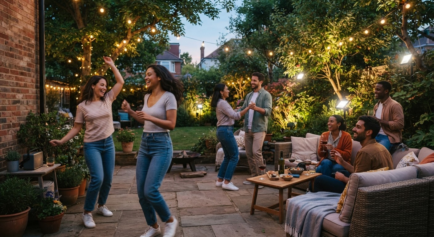 2. Sync Lights to Music for Outdoor Entertainment