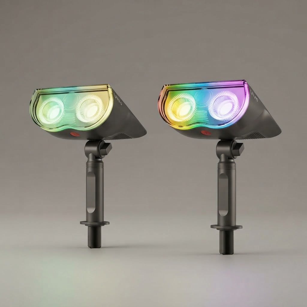 Solving Dark Yard Spots with Smart Solar Spotlights