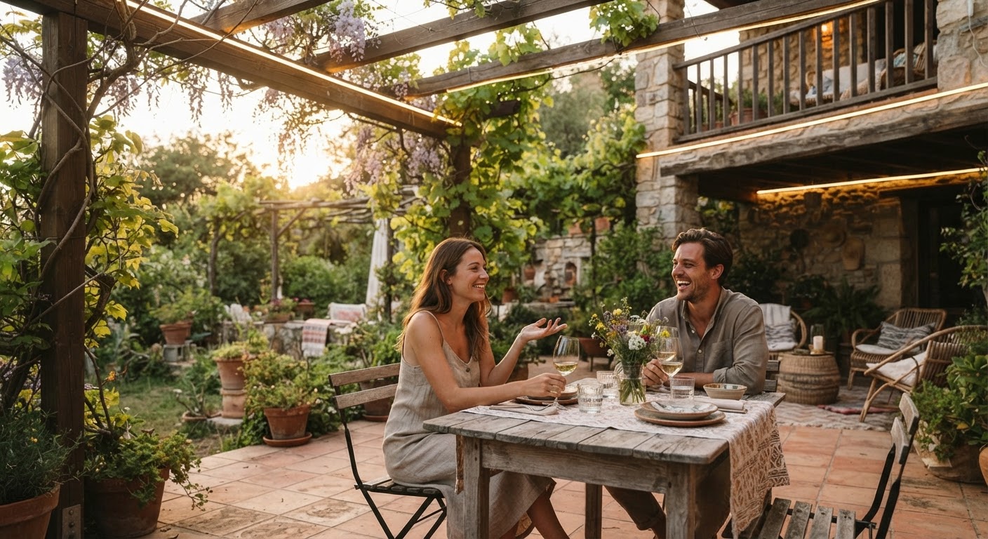 6 Creative Backyard Accent Lighting Ideas with Solar Strips