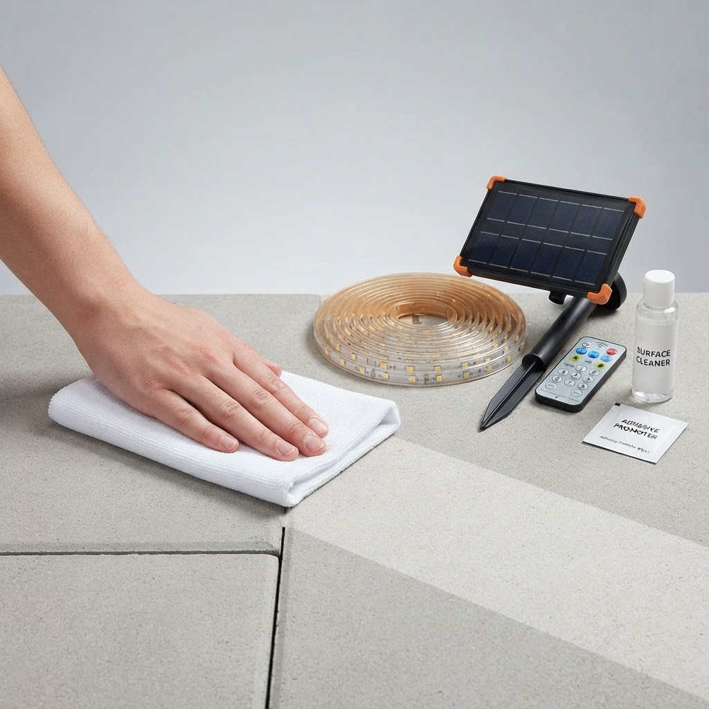 Step 1: Clean and Prepare the Installation Surface