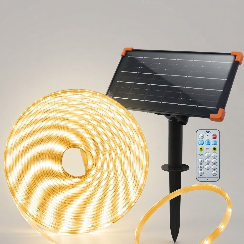 Solar LED Strip Lights vs. Plug-In Outdoor Lights: Comparison