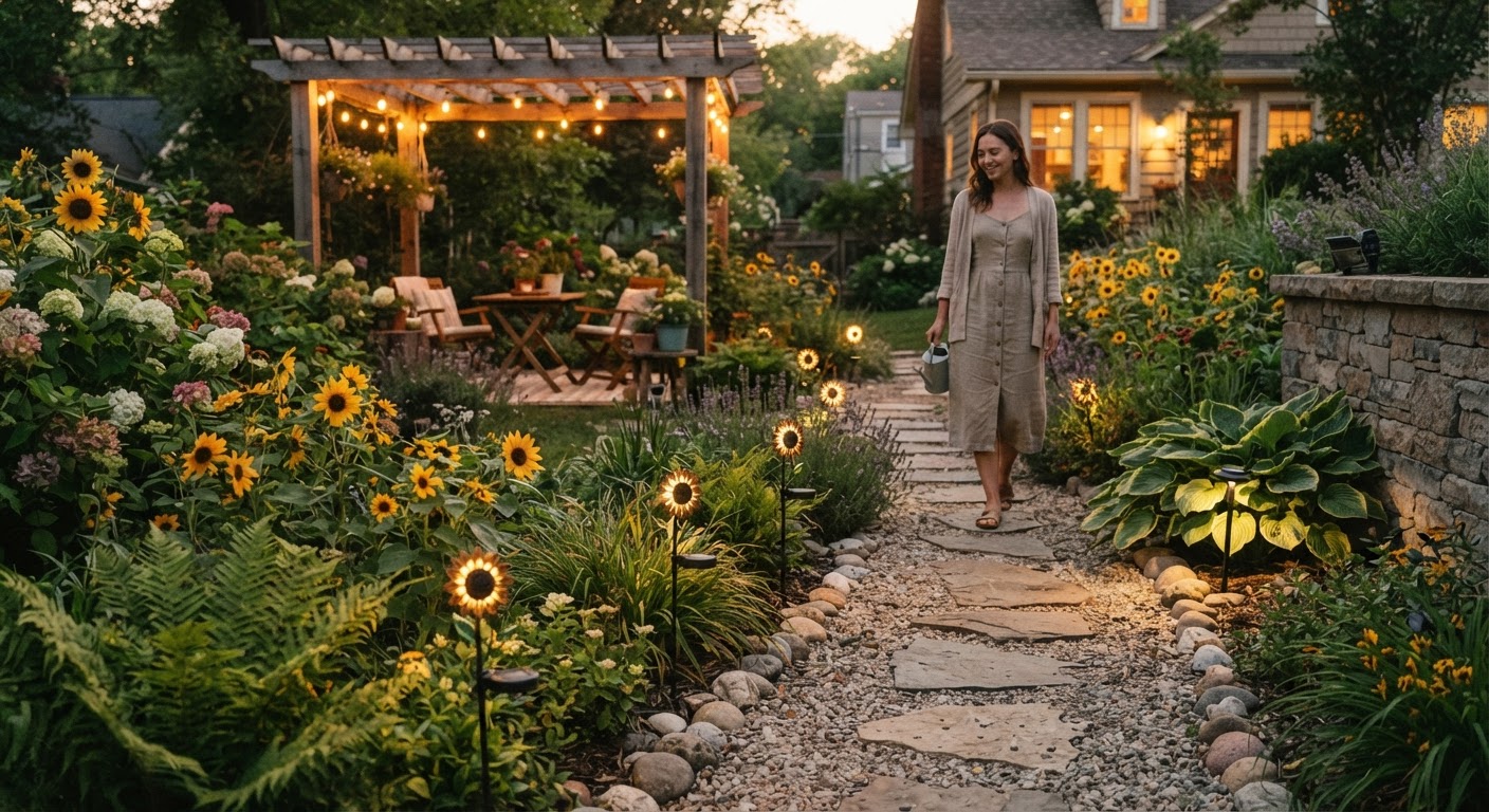 7 Creative Solar Landscape Accent Lighting Ideas for Gardens