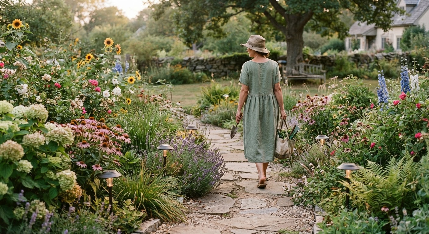 1. Frame Pathway Borders with Botanical Glow