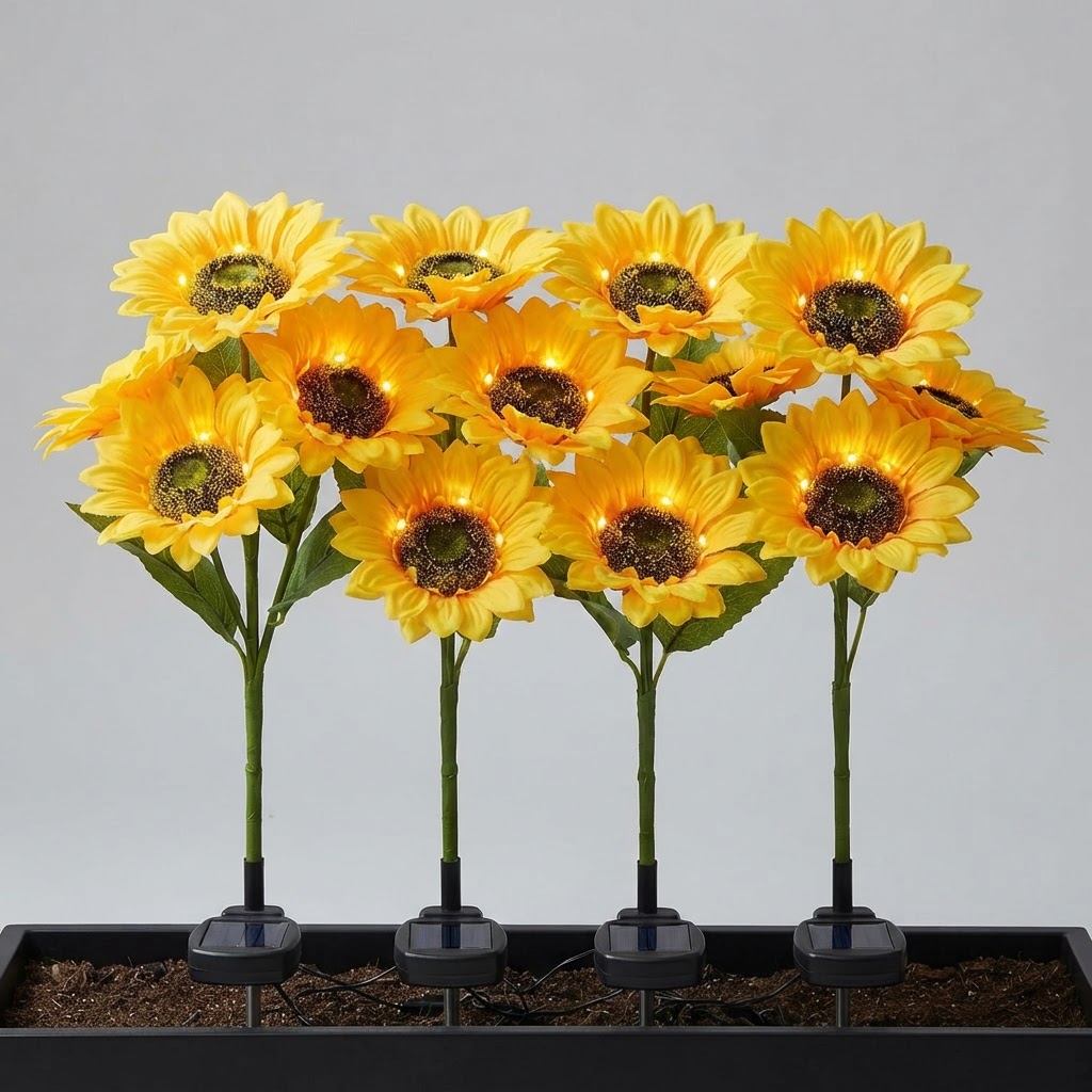 How to Install Solar Flower Stake Lights in Your Garden