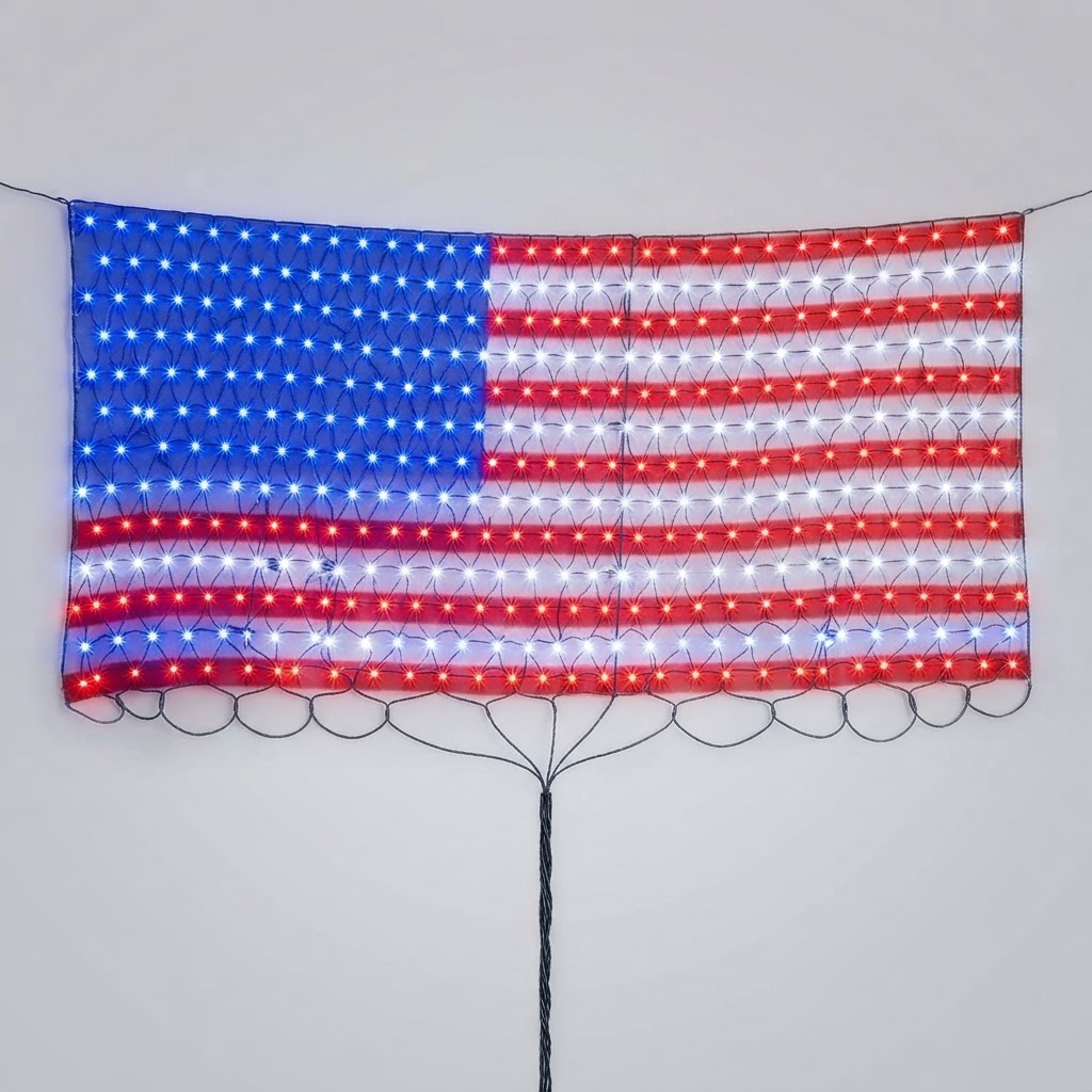Traditional Plug-In Patriotic Lights