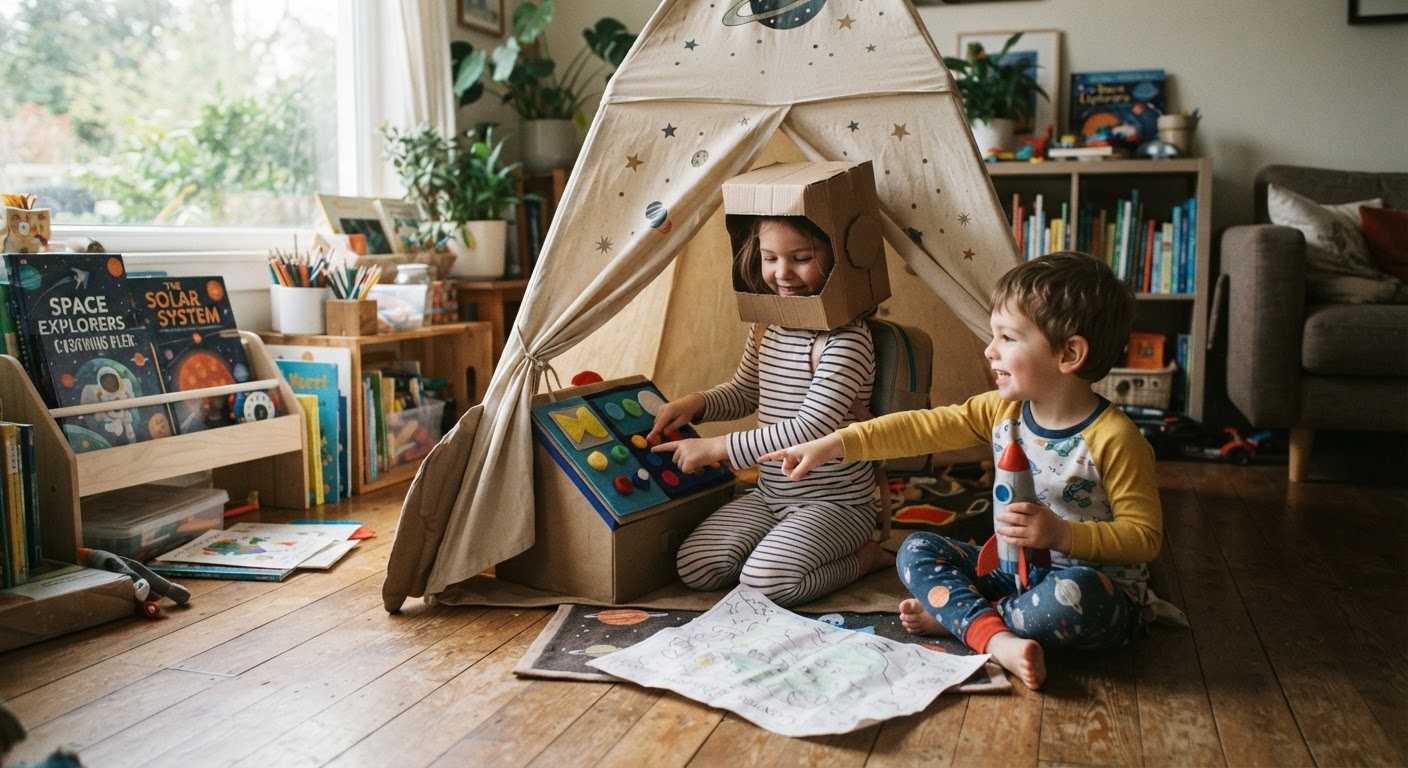 How Space Pretend Play Boosts Early Cognitive Development