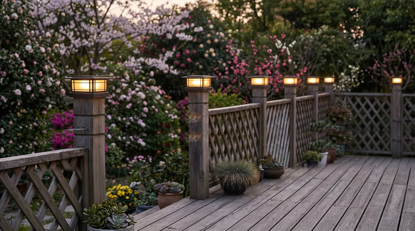 The Complete Guide to Solar Post Cap Lighting for Decks and Fences