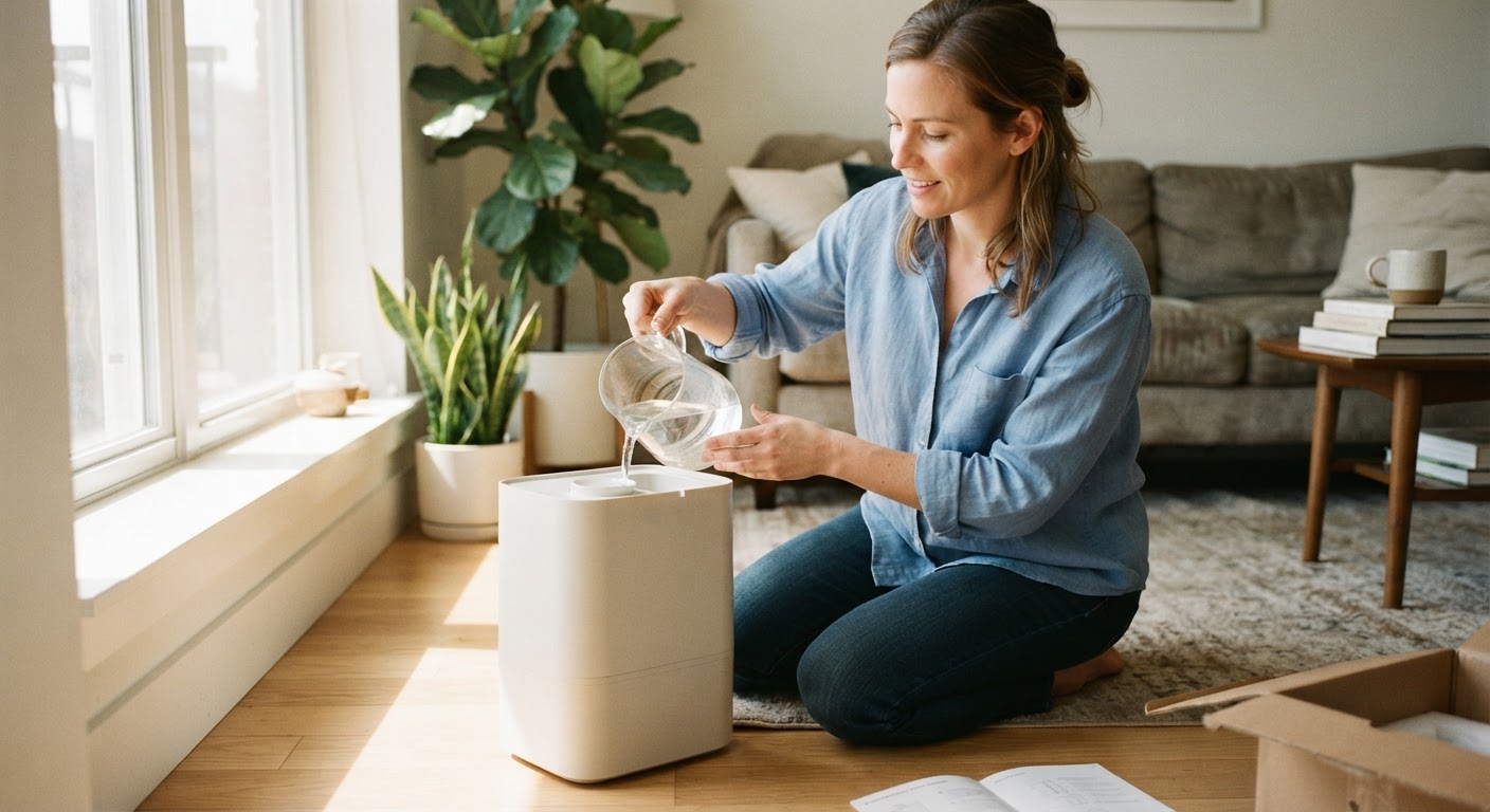 Step 2: Set Up a Dedicated Evaporative Humidifier