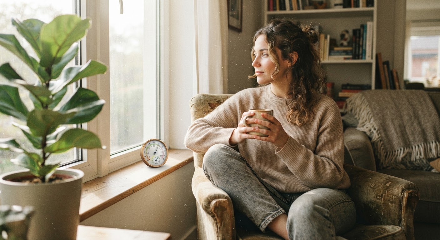 How Seasonal Heating and Cooling Strip Air Moisture