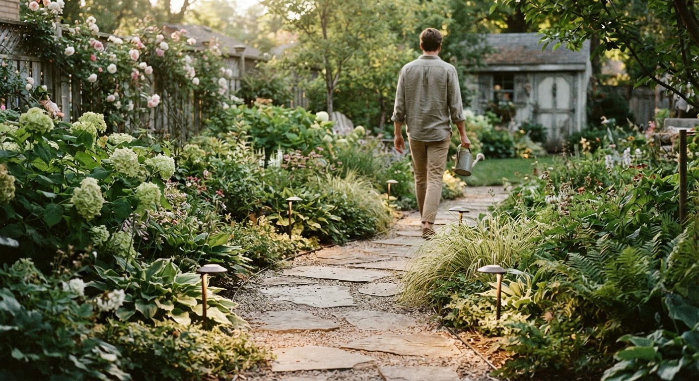 1. Staggered Pathway Illumination