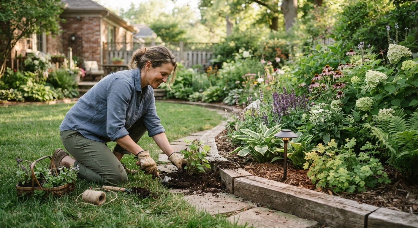2. Perimeter Garden Bed Framing