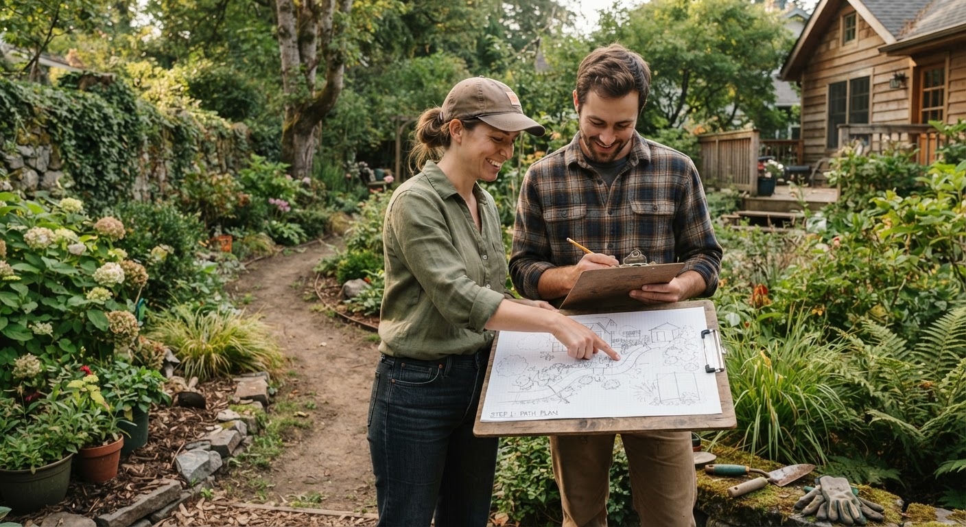 Step 1: Map Your Backyard Pathway