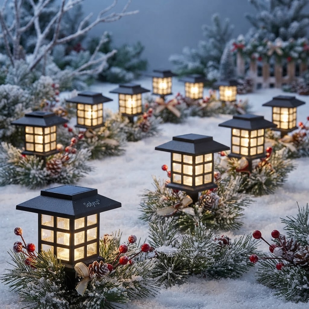 Using Solar Landscape Lighting for Holiday & Seasonal Decor