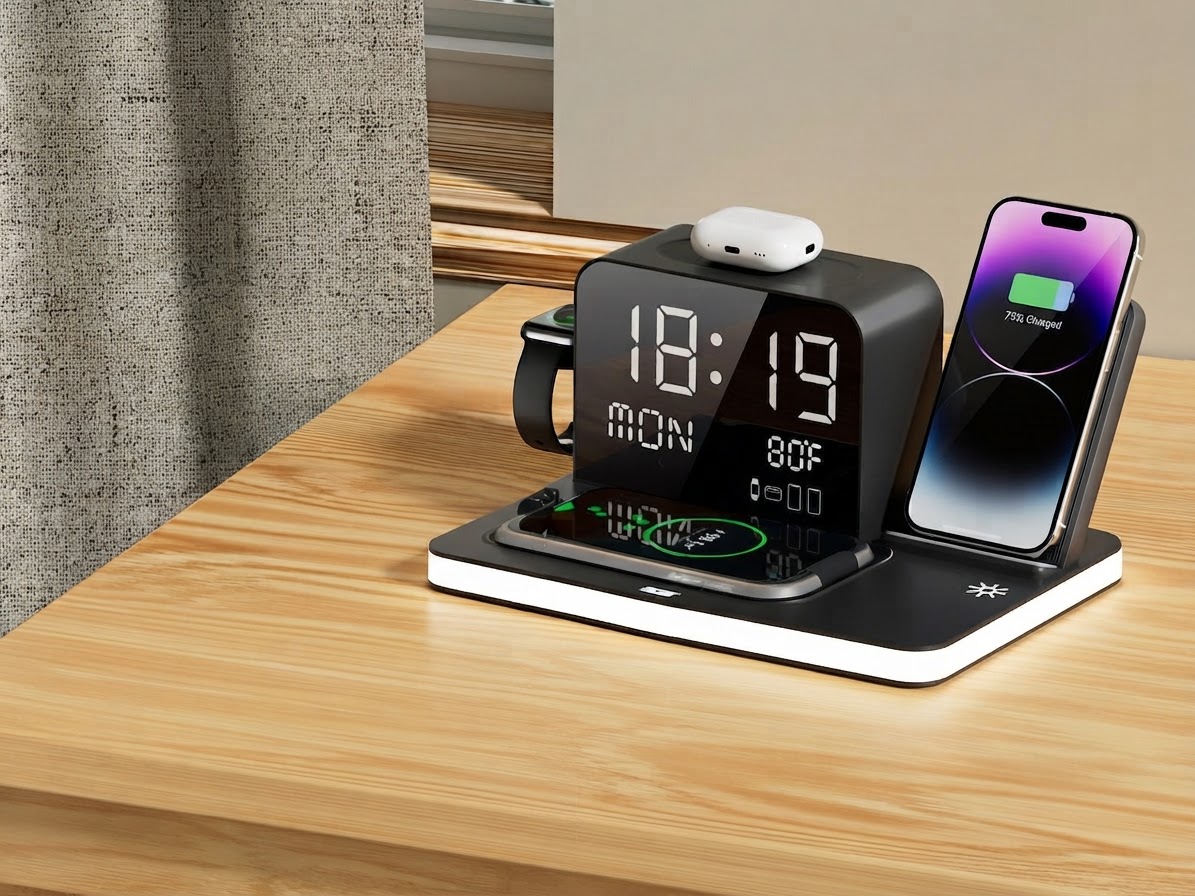 Why All-in-One Wireless Charging Stations Upgrade Desk Aesthetics